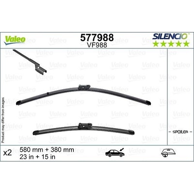 Valeo Silencio Flat blade set 580+380 mm VA 577988