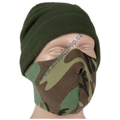 MIL-TEC Face protector neoprenový Woodland