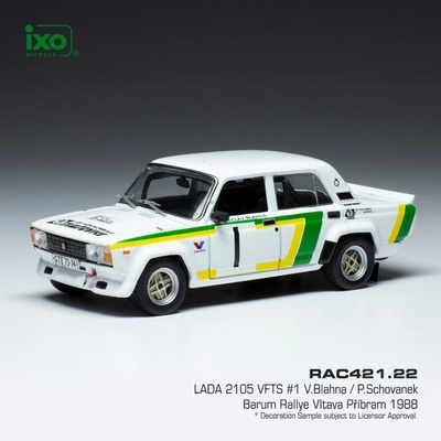IXO Lada 2105 VFTS Barum Rallye Vltava Příbram 1988 1 Blahna Schovánek 1:43