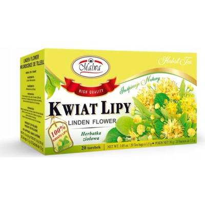 MALWA Bylinný čaj KVET LIPY 20 vrecúšok