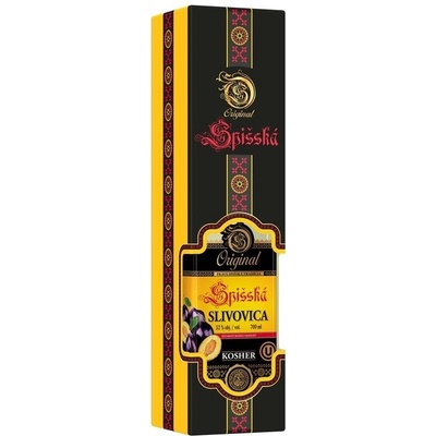 Kosher Spišská Slivovica 52% 0,7 l (kartón)