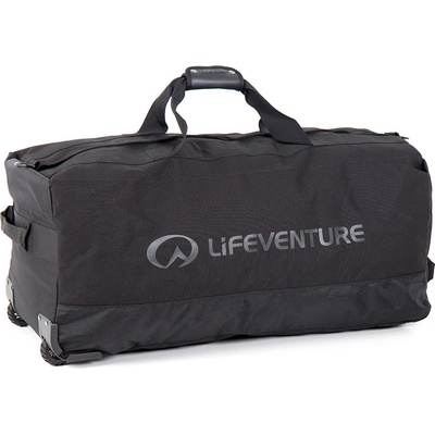 Lifeventure Expedition Wheeled Duffle Roll Base black 120 l