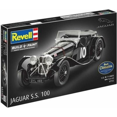 REVELL Plastic ModelKit auto 07752 Jaguar SS 100 1:32