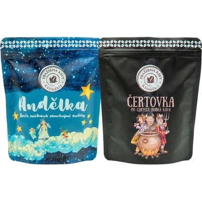 Káva Kroměříž Andělka & Čertovka filtr 0,5 kg