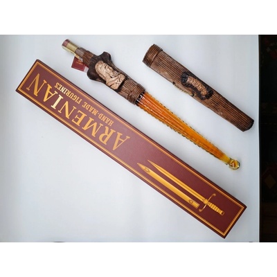 Proshyan Brandy Factory Brandy souvenir Sabre in Scabbard 5* 40% 0,2 l (holá láhev)