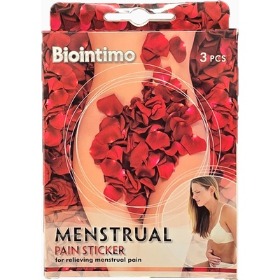 ANION Biointimo hřejivé náplasti na menstruační bolesti balené jednotlivě 3 ks