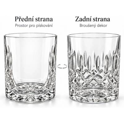 Crystal Bohemia Bohemia Crystal křišťálové sklenice na whisky 1 x 320 ml