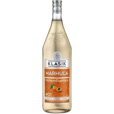 St. Nicolaus Kopaničiarska Marhuľa 40% 1 l (čistá fľaša)