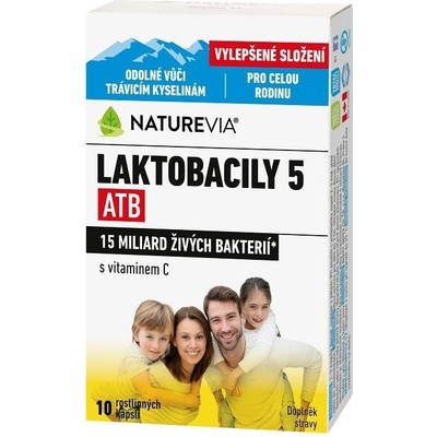Swiss NatureVia Laktobacily 5 Imunita 40 kapslí