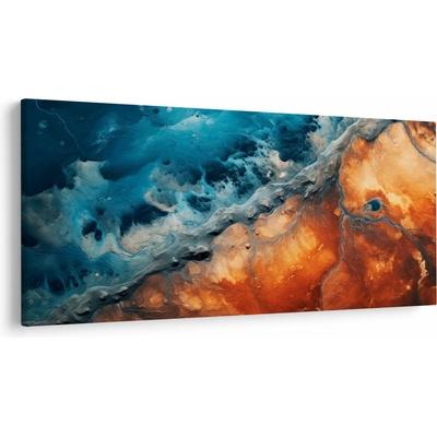 Obraz - Voda a oheň, jednodielne 250x125 cm