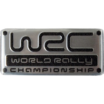 AVISA Avisa Hliníkové samolepící 3D logo WRC - World Rally Championship - – Hledejceny.cz