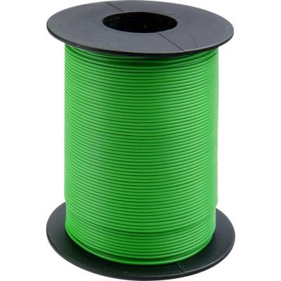 Donau Elektronik 119-14 opletenie / lanko1 x 0.14 mm² zelená 100 m