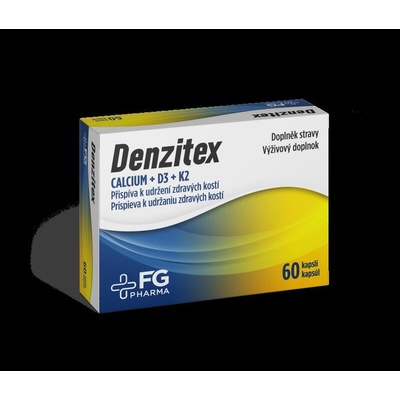 FG Pharma Denzitex Ca+D3+K2 60 kapslí