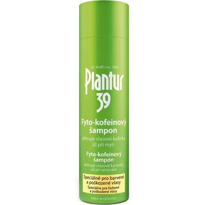 Plantur 39 kofeinový šampon pro barvené a poškozené vlasy 250 ml – Hledejceny.cz