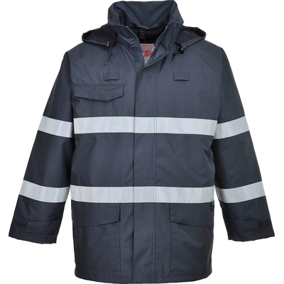 Portwest S770 Bizflame Rain Multi Protection Nehorľavá bunda modrá tmavomodrá