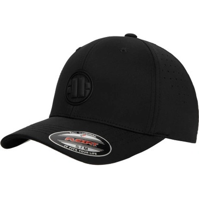 PitBull West Coast full cap LOGO FLEXIT PERFORATED černá