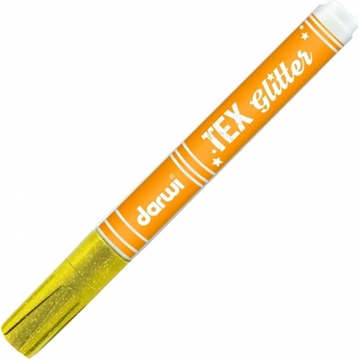 Darwi Tex Glitter fixa na textil Žltá 6 ml