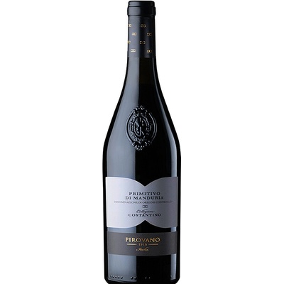 Pirovano Primitivo di Manduria Doc Collezione Rosso suché červené 2023 14,5% 0,75 l (holá láhev)