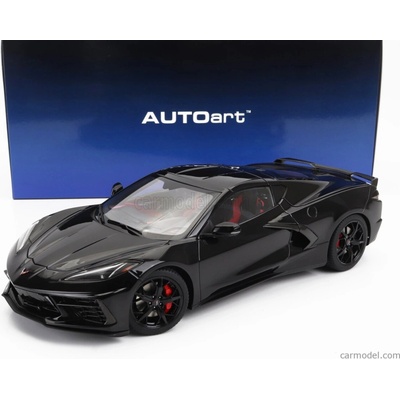 Autoart Chevrolet Corvette C8 Z51 Stingray Spider 2020 čierna 1:18