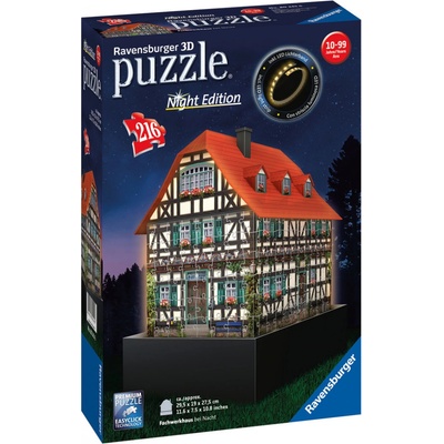 Ravensburger 3D puzzle Hrázděný dům LED 216 ks