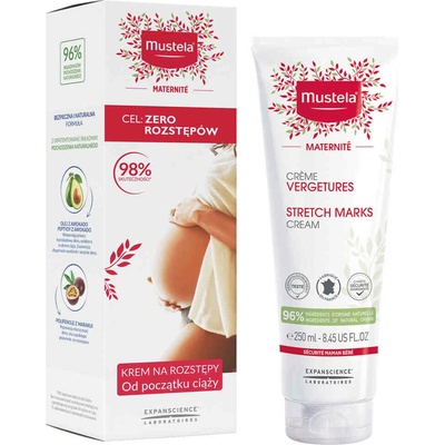 Mustela Maternite 3v1 krém na strie od začátku těhotenství 250 ml