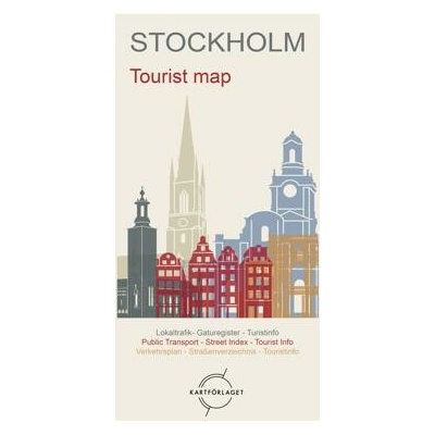 Turistická mapa Stockholm 1:13 000 – Hledejceny.cz