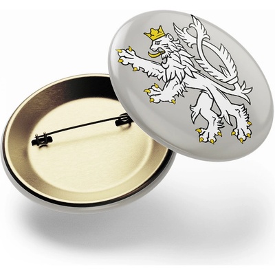 CZECHMANIA Placka lev šedivá