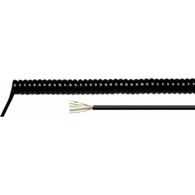Helu 86484 špirálový kábel H07BQ-F 1400 mm / 5600 mm 3 G 2.50 mm² čierna