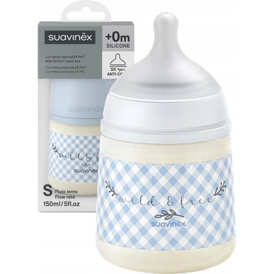 Suavinex kojenecká láhev Wild & Free krémová 270 ml