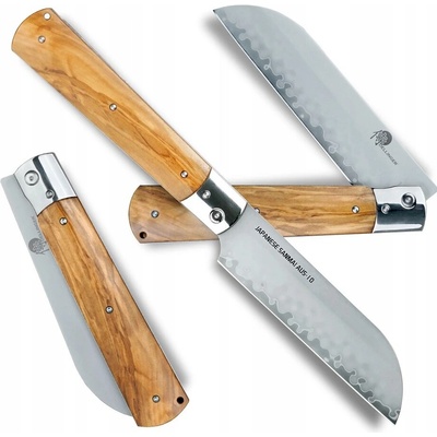 Zatvárací nôž Dellinger Santoku Guillotine AUS-10