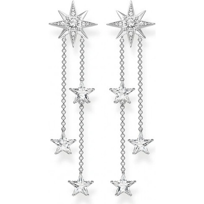 Thomas Sabo náušnice Stars silver H2084-051-14