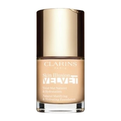 Clarins Skin Illusion Velvet Tekutý make-up s matným finišem s vyživujícím účinkem 100.3N 30 ml