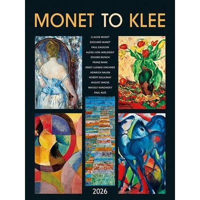 Monet to Klee nástěnný 42 x 56 cm 2026