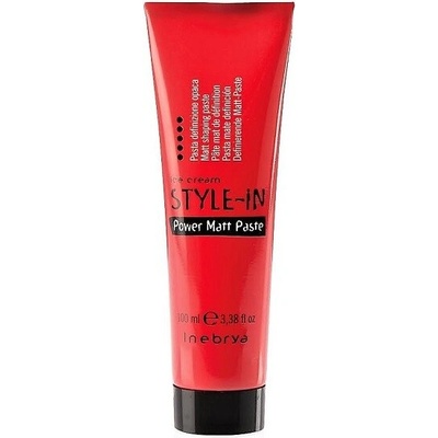 Inebrya Style-In Power Matt Paste – silná matovacia pasta na vlasy 100 ml