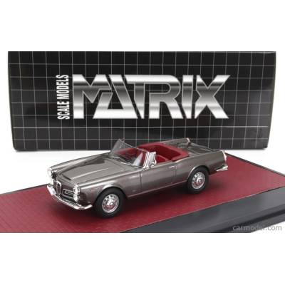 Matrix scale models Matrix modely v mierke Alfa romeo 2600 Spider Cabriolet Open 1962 Grey Met 1:43