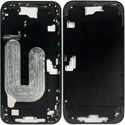 Apple iPhone 16 Plus - Střední rám + Tlačítka zapínání + Hlasitosti (Black), Black