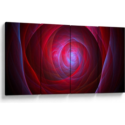 Abstraktný obraz očí, štvordielne 160x80 cm