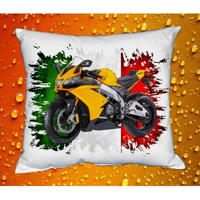 Moon River Aprilia Polštář s motorkou 30x40