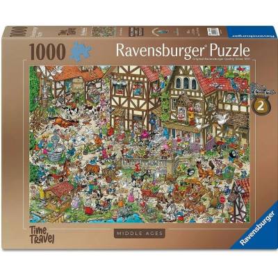 Ravensburger Ray's Comic Cestovanie časom Stredovek 1000 dielov