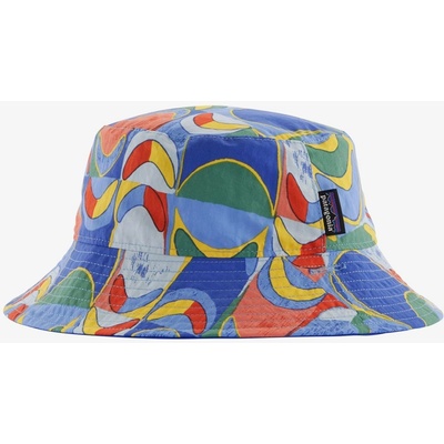 Patagonia Baby Sun Bucket Hat swallowtail geo/eddy blue