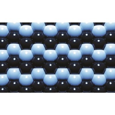 Preinterier FT0583 Fototapeta na stenu 3D Modré guľôčky vlies 416cm x 254cm