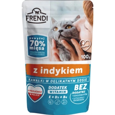 Frendi kúsky v jemnej omáčke morčací 12 x 100 g