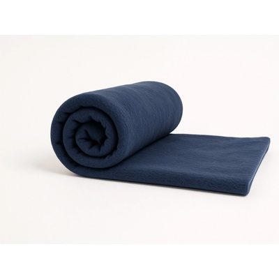 Jahu fleece deka UNI tmavě modrá 150x200