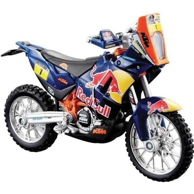 Bburago RACE Moto Bull KTM 2druhy 12ks v DBX červená 1:18