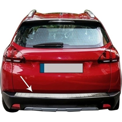 Nerez leštený kryt hornej hrany zadného nárazníka Peugeot 2008 FL 2017-2023