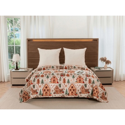 Textilomanie Prehoz na posteľ GINGER HOME, farebný 220 x 240 cm