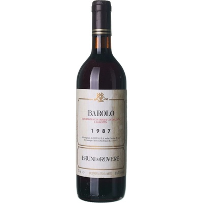 Bruni del Rovere Barolo suché červené 1987 0,75 l (holá láhev)