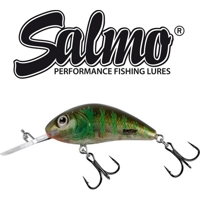 Salmo Rattlin Hornet Floating Green Gill Clear 4,5 cm
