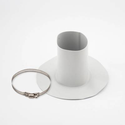 PVC tvarovka kulatá uzavřená rozměru 65–105 mm + zámeček vel. 83