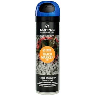 SOPPEC Značkovací sprej TrackMarker fluorescentný modrý 500ml trvanlivosť 3 mesiace